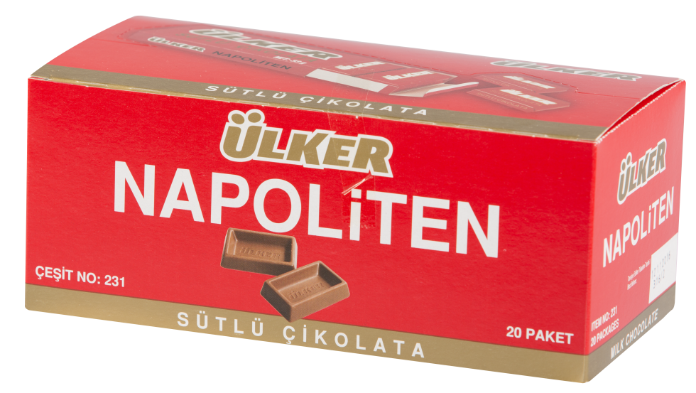 Ülker Napoliten Sütlü Çikolata 20 adet