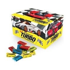 Turbo Tutti Frutti Aromalı Şekerli Balonlu Sakız 100 Adet