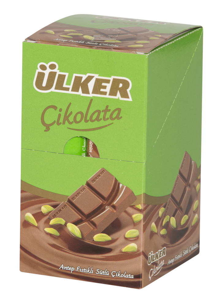 Ülker Baton Antep Fıstıklı Çikolata 30 gr 12 adet
