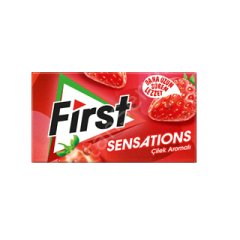 First Sensations Çilek Aromalı Sakız  27 gr 12 Adet