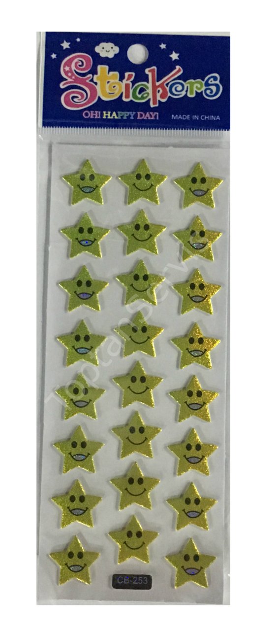 Stickers Yıldız Emojili 1 Paket