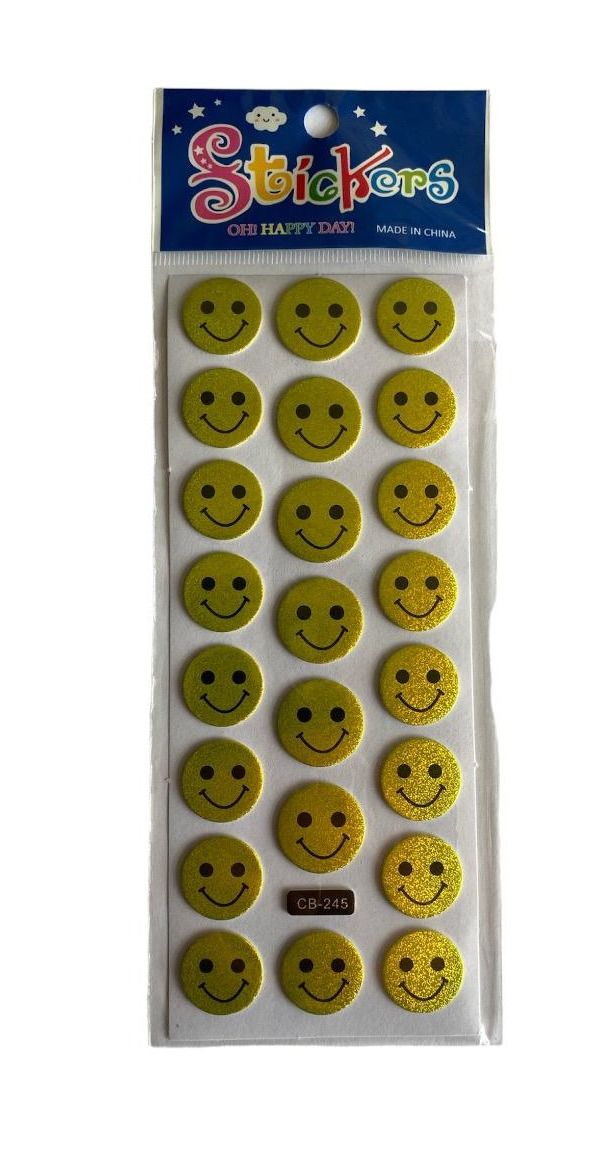 Stickers Gülen Yüz Emojili 1 Paket