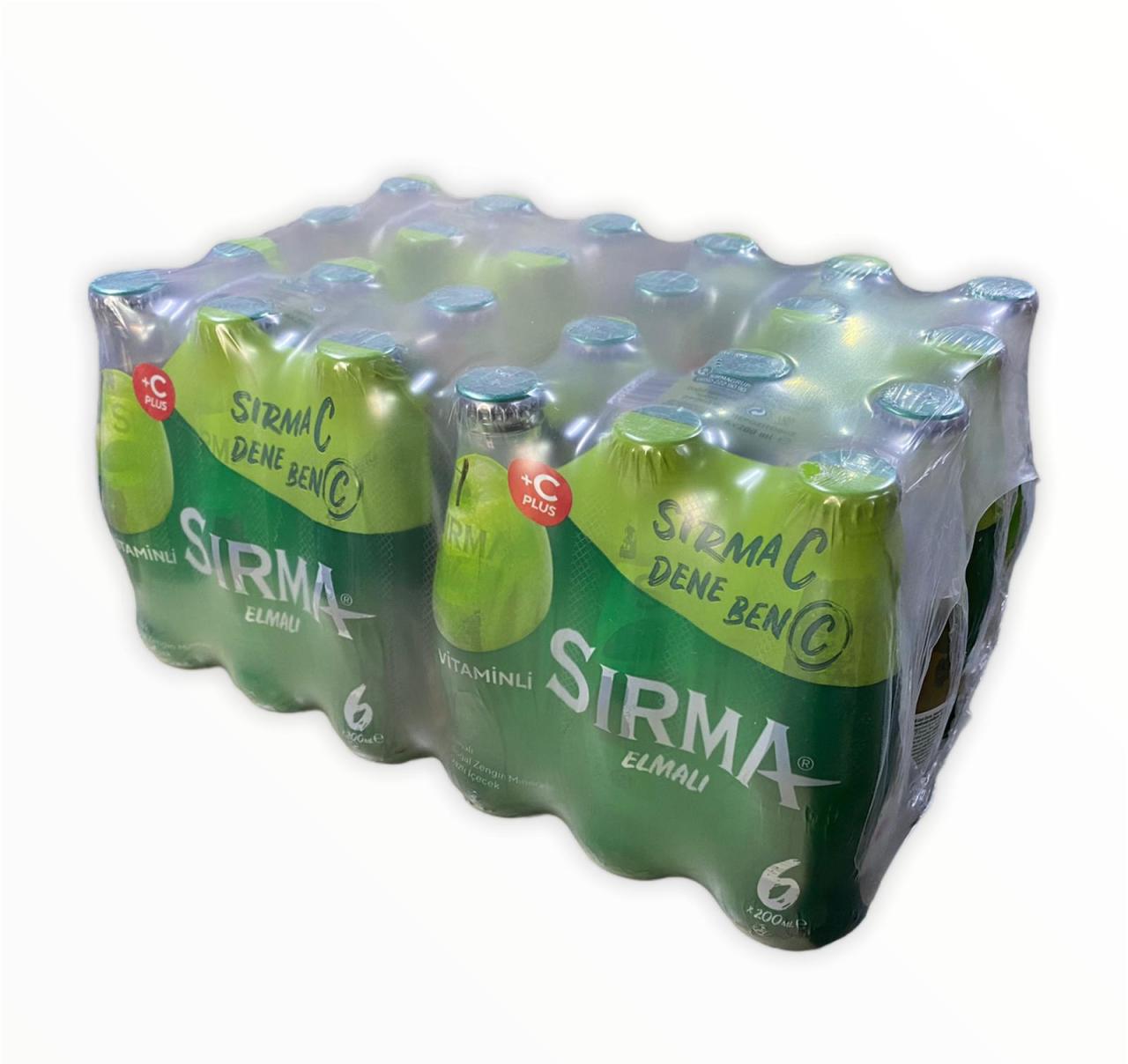 Sırma C+ Elma Aromalı Soda 200 ml 24 Adet