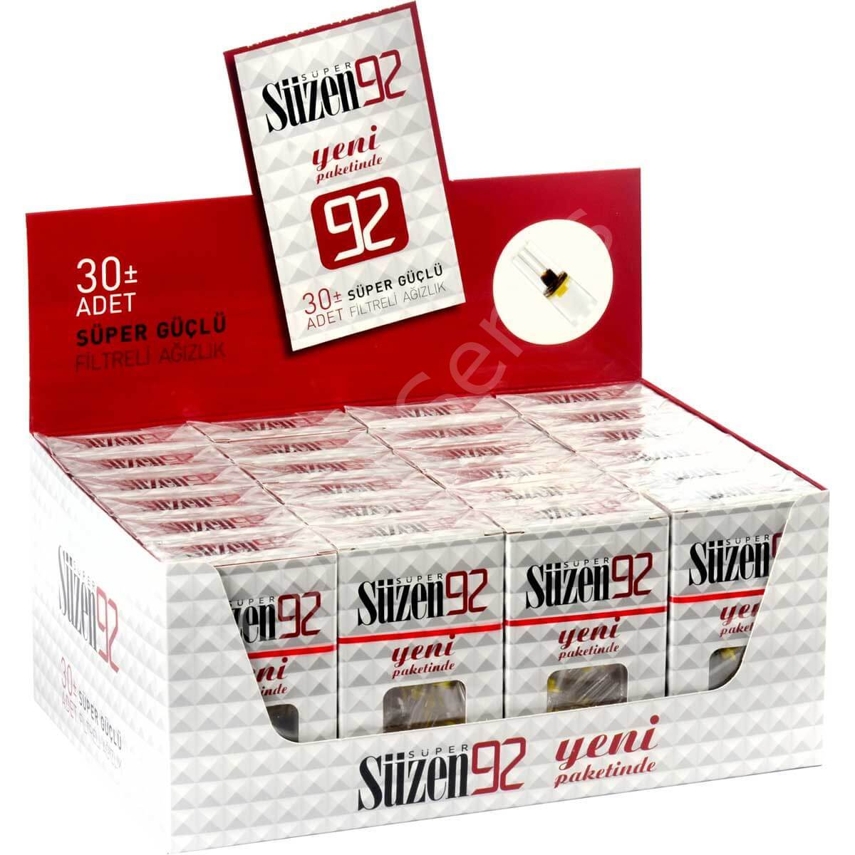 Süzen 92 Filtreli Ağızlık 24 lü Paket