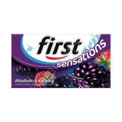 First Sensations Ahududu & Karadut Aromalı Sakız 27 gr 12 Adet