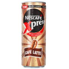 Nescafe Xpress Latte Şekersiz 250ml 24 Adet