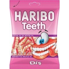Haribo Teeth Çılgın Dişler Jelibon 80 gr 1 Adet