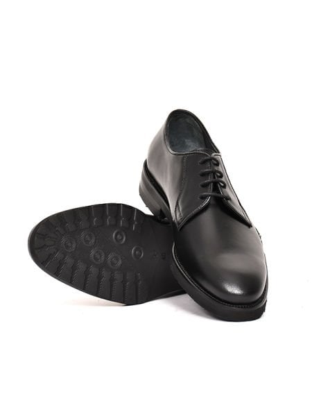 TNL 0115 Siyah Antik Deri, Eva Taban Bağcıklı Erkek Ayakkabı