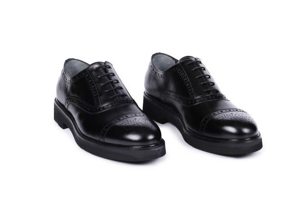 TNL 0282 Siyah Antik Deri Eva Taban Erkek Ayakkabı