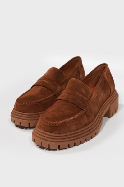 KADIN TABA SÜET LOAFER