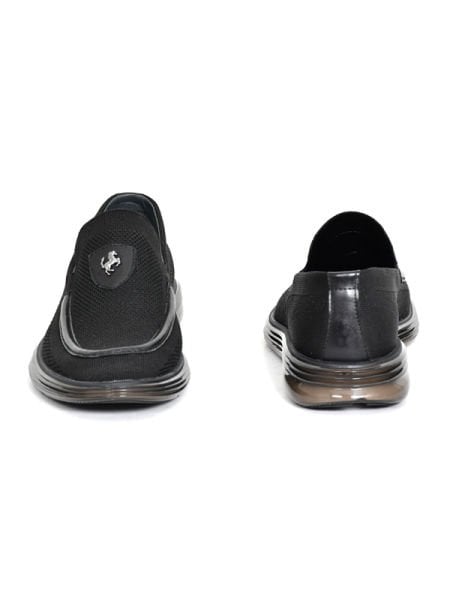 TNL 3011 Siyah Renk, İthal Taban Örme Erkek Ayakkabı