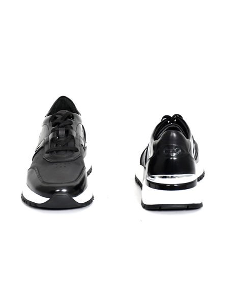 TNL 3836 Siyah Antik Deri İthal Taban Erkek Sneaker