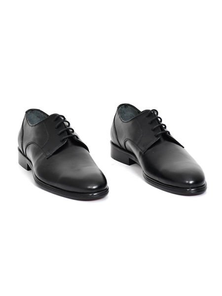 TNL 115 Siyah Antik Deri, Hakiki Kösele, Bağcıklı Erkek Ayakkabı