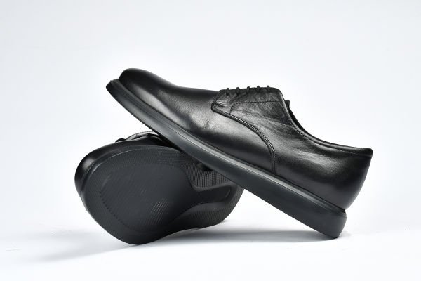 TNL 226815 Siyah Antik Deri Bağcıklı Erkek Ayakkabı