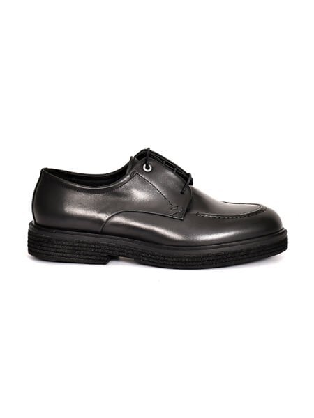 BOT 1407 Siyah Spiro Eva Taban Bağcıklı Erkek Ayakkabı