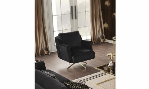 Gloria Modern Gold Koltuk Takımı (3+3+1)