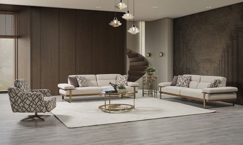 Lavina Modern Koltuk Takımı (3+3+1+1)