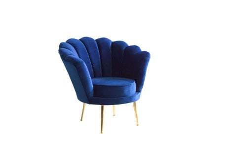 İnci Mavi Berjer (Balkon, Salon, Cafe, Ofis)