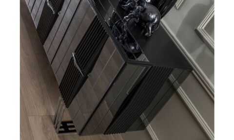 Soho Yemek Masası ve 4 Sandalye (Antrasit)
