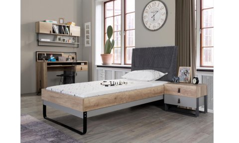 Corner Genç Odası 120*200 cm Başlıklı Karyola