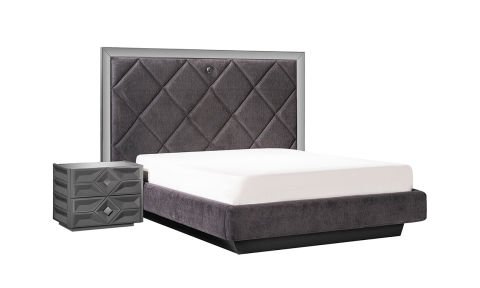Viona Yatak Odası 160*200 Başlıklı Bazalı Karyola