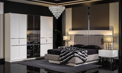 Parma 6 Kapaklı Dolaplı Yatak Odası Takımı
