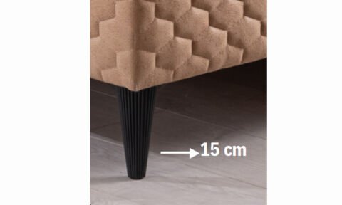 Amore 90*200 cm Tek Kişilik Başlıklı Baza Seti