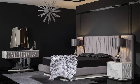 Nova Yatak Odası 160*200 Başlıklı Bazalı Karyola