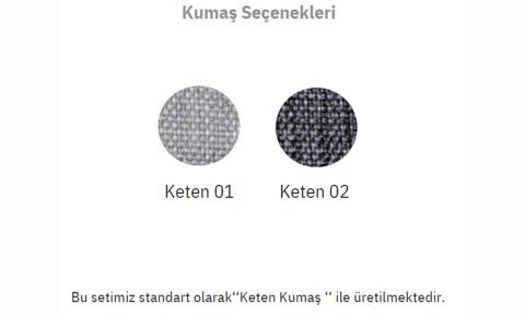 Latte 160*200 cm Çift Kişilik Başlıklı Baza Seti