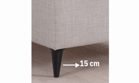 Latte 90*200 cm Tek Kişilik Başlıklı Baza Seti