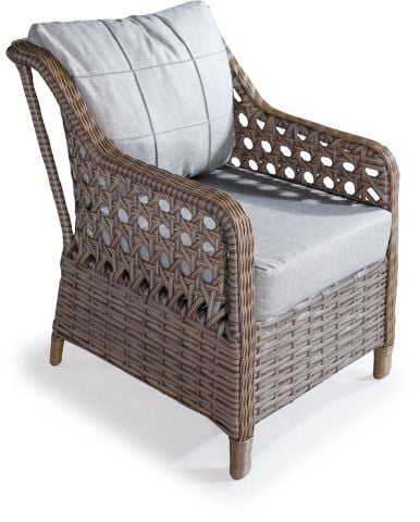 Rondi Rattan Bahçe Mobilyası (Salon, Balkon, Cafe Ofis) 3+1+1+2Puf+Masa