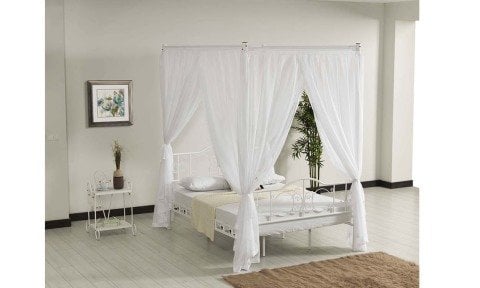 Perra Sultan Ferforje Metal Çift Kişilik Karyola 160*200 cm
