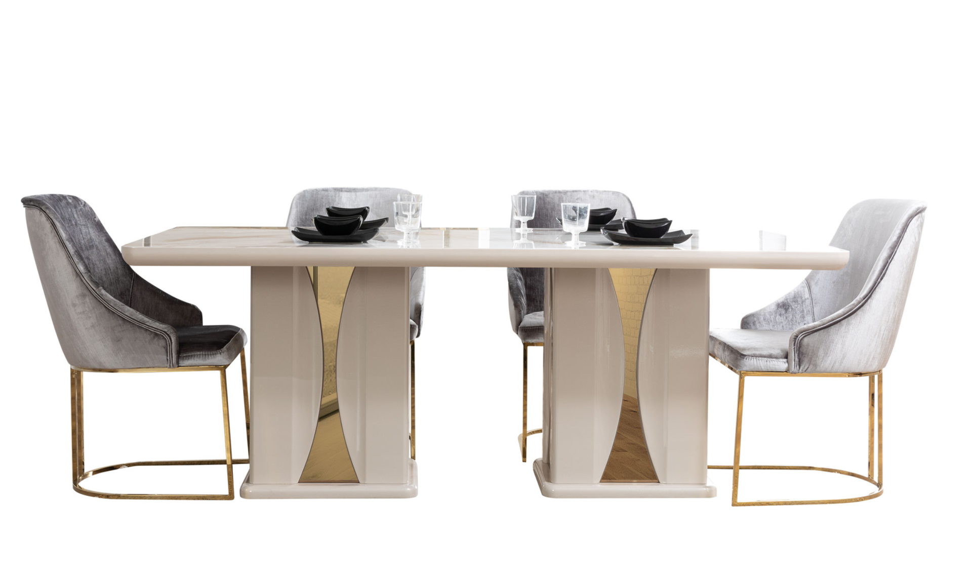 Lades Yemek Odası Takımı - Mobilyabazari Modern Yemek Odası