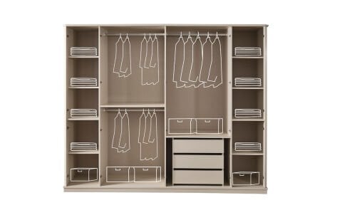 Bahar Yatak Odası Takımı (Vizon-Bej)