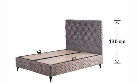 Vitta 150*200 cm Çift Kişilik Başlıklı Baza Seti