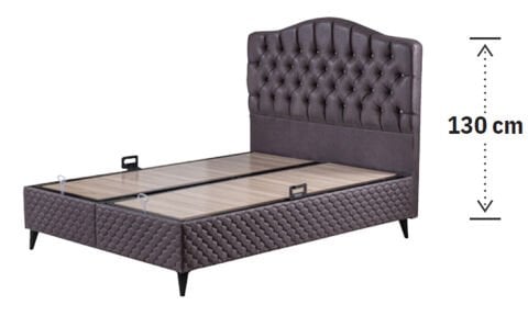 Zümrüt 180*200 cm Çift Kişilik Başlıklı Baza Seti