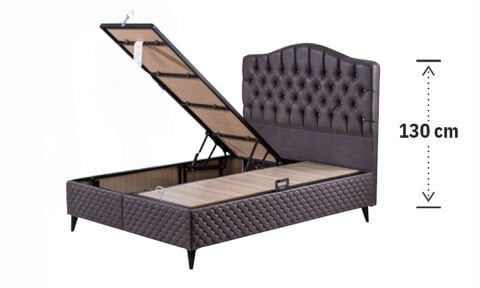 Zümrüt 180*200 cm Çift Kişilik Başlıklı Baza Seti