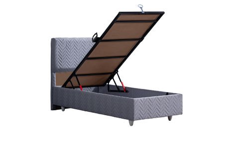 Kristal 90*200 cm Tek Kişilik Başlıklı Baza