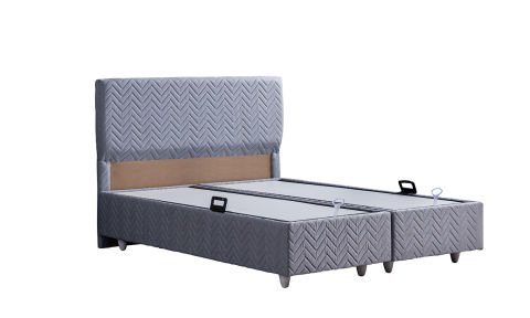 Kristal 150*200 cm Çift Kişilik Başlıklı Baza