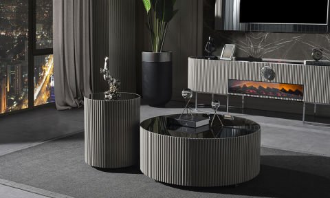 Guccix Gray Orta Sehpa