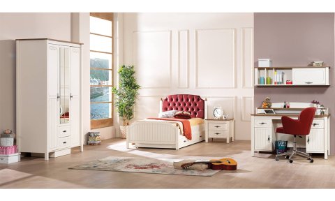 Flexy Genç Odası 100*200 cm Başlıklı Yavrulu Karyola