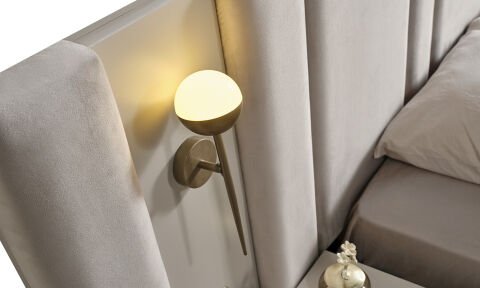 Eva Natura Yatak Odası 160*200 cm Başlıklı Bazalı Karyola