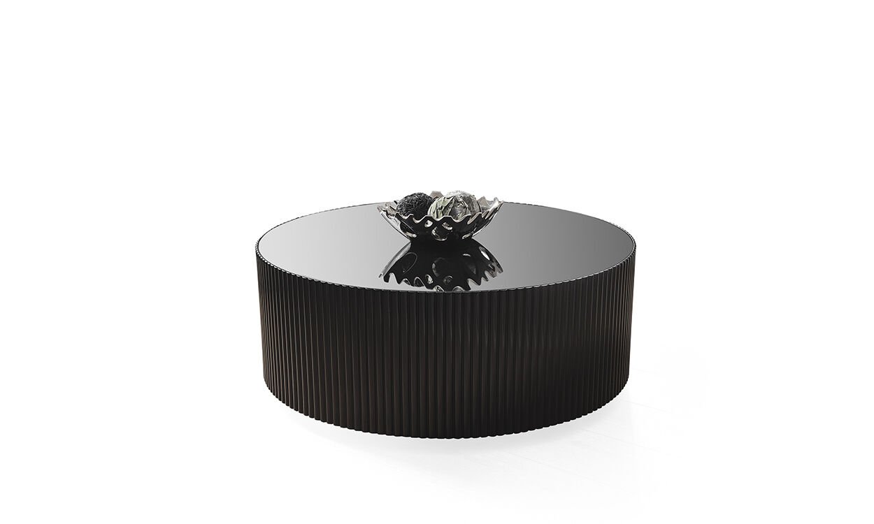 Guccix Siyah Orta Sehpa