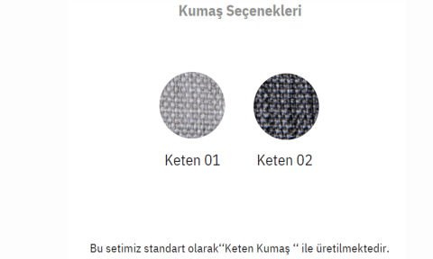 Luna 160*200 cm Çift Kişilik Başlıklı Baza Seti