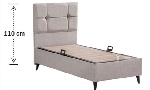Luna 120*200 cm Çift Kişilik Başlıklı Baza Seti