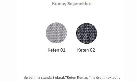 Perla 160*200 cm Çift Kişilik Başlıklı Baza Seti