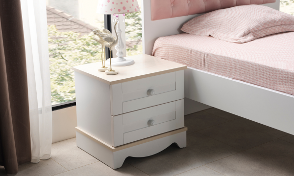 Sahra Genç Odası(4 Kapılı Dolap, Karyola, Komodin)