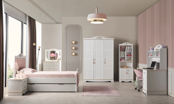 Sahra Genç Odası(3 Kapaklı Dolap)