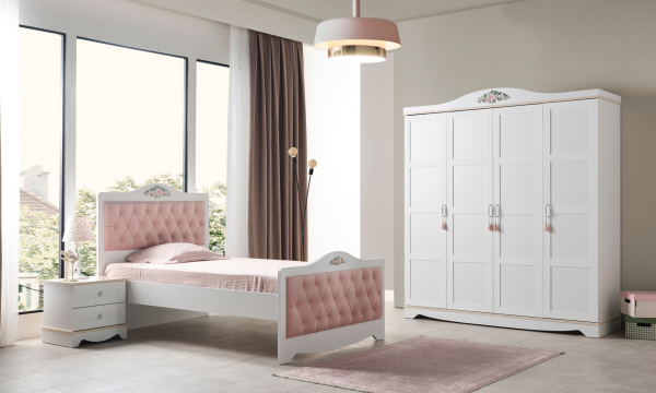 Sahra Genç Odası(4 Kapaklı Dolap)