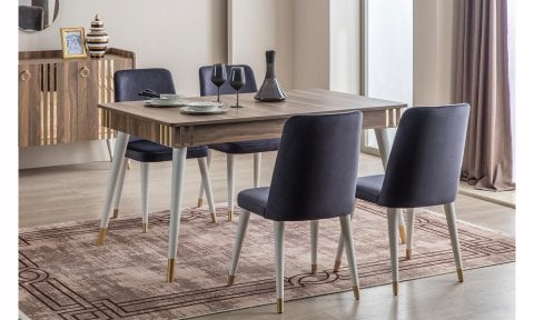 Lotus Ceviz Yemek Masası